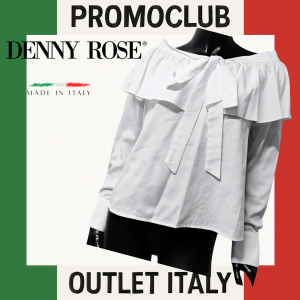 Риза Denny Rose, 100% памук, размер S,бяла, Италия